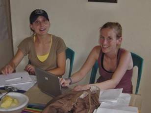 Erica Bromley and Sheila Quinn at A Mother's Wish Foundation - Operating Pequenos Pasitos, a clinic and community center outside of Santiago, Domincan Republic.