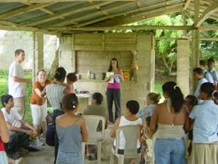Katie Noble, Colin Fernie and Marissa Bucci at A Mother's Wish Foundation - Operating Pequenos Pasitos, a clinic and community center outside of Santiago, Domincan Republic.