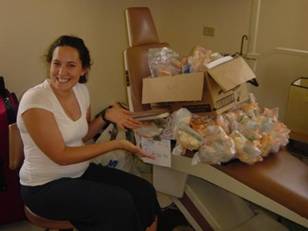 Michelina Delgizzi at A Mother's Wish Foundation - Operating Pequenos Pasitos, a clinic and community center outside of Santiago, Domincan Republic.
