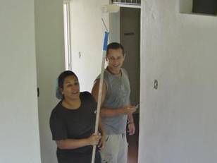 Seweryn Skibinski and Mireya Garrido at A Mother's Wish Foundation - Operating Pequenos Pasitos, a clinic and community center outside of Santiago, Domincan Republic.