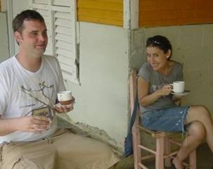 Deborah Ribera, founder of Beyond the Block (www.beyondtheblock.org), volunteering at A Mother's Wish Foundation - Operating Pequenos Pasitos, a clinic and community center outside of Santiago, Domincan Republic.