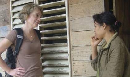 Beth Bauer, PhD, volunteering at A Mother's Wish Foundation - Operating Pequenos Pasitos, a clinic and community center outside of Santiago, Domincan Republic.