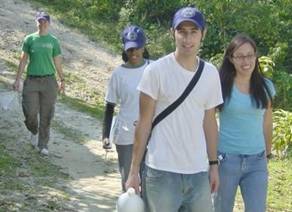George Aghia volunteering at A Mother's Wish Foundation - Operating Pequenos Pasitos, a clinic and community center outside of Santiago, Domincan Republic.