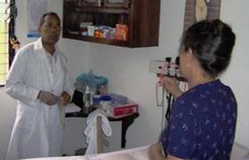 Ignacio Inoa  at A Mother's Wish Foundation - Operating Pequenos Pasitos, a clinic and community center outside of Santiago, Domincan Republic.