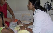 Madhavi Shah at A Mother's Wish Foundation - Operating Pequenos Pasitos, a clinic and community center outside of Santiago, Domincan Republic.
