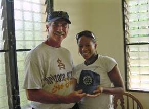 Candice Fletcher  at A Mother's Wish Foundation - Operating Pequenos Pasitos, a clinic and community center outside of Santiago, Domincan Republic.
