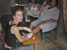 Barbara Squeri at A Mother's Wish Foundation - Operating Pequenos Pasitos, a clinic and community center outside of Santiago, Domincan Republic.