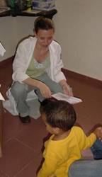 Jessica Buckley at A Mother's Wish Foundation - Operating Pequenos Pasitos, a clinic and community center outside of Santiago, Domincan Republic.