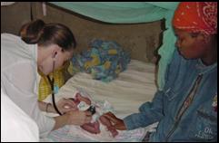 New Mother Visits at A Mother's Wish Foundation - Operating Pequenos Pasitos, a clinic and community center outside of Santiago, Domincan Republic.